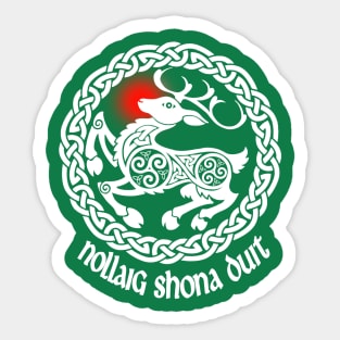 Irish Merry Christmas Sticker